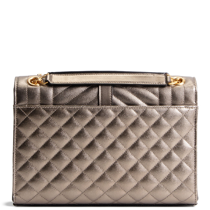 SAINT LAURENT Medium Triquilt Envelope Flap Bag