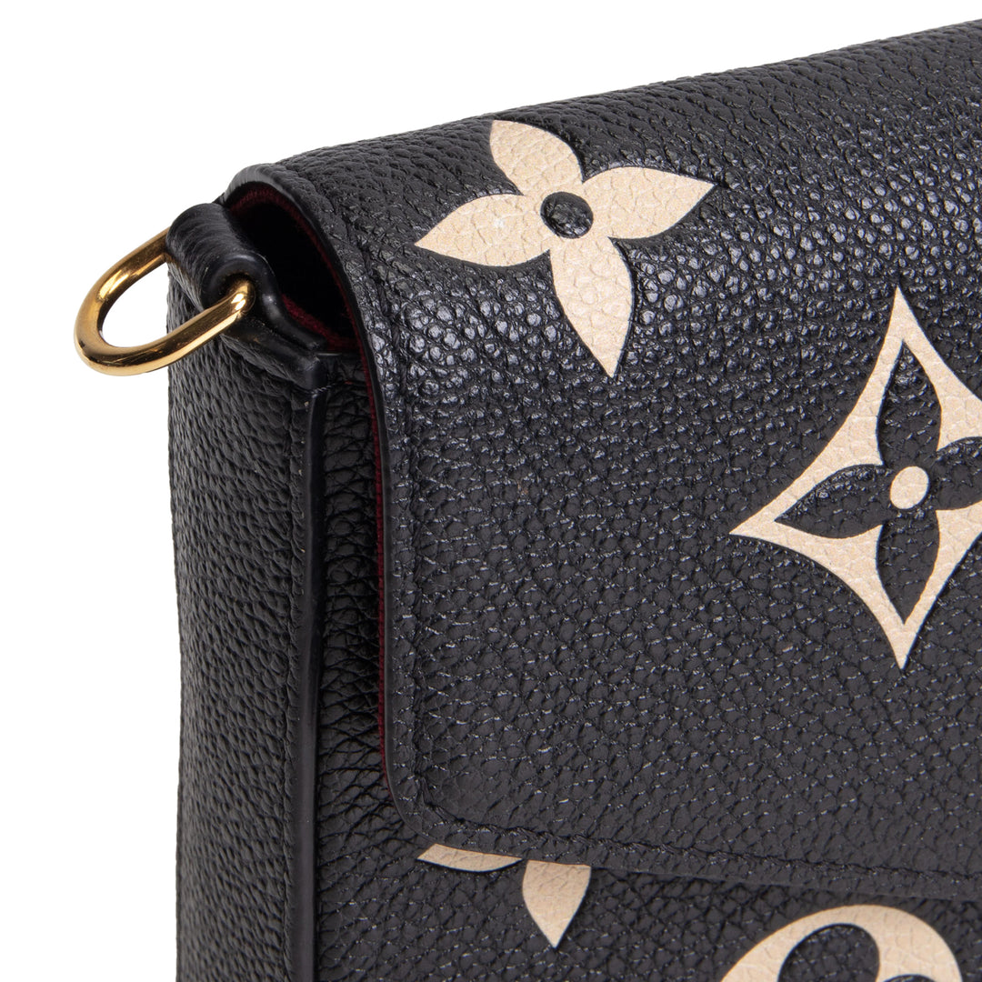LOUIS VUITTON Giant Monogram Empreinte Felicie Pochette - Bicolor OUTLET FINAL SALE