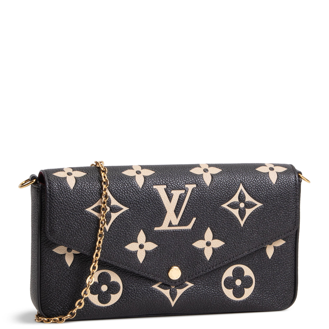 LOUIS VUITTON Giant Monogram Empreinte Felicie Pochette - Bicolor OUTLET FINAL SALE