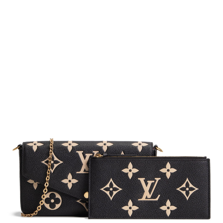 LOUIS VUITTON Giant Monogram Empreinte Felicie Pochette - Bicolor OUTLET FINAL SALE