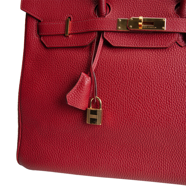 HERMES Birkin 35 Togo - Rouge Grenat