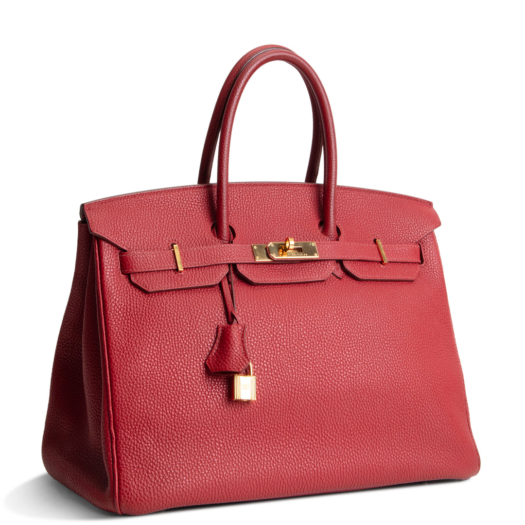 HERMES Birkin 35 Togo - Rouge Grenat