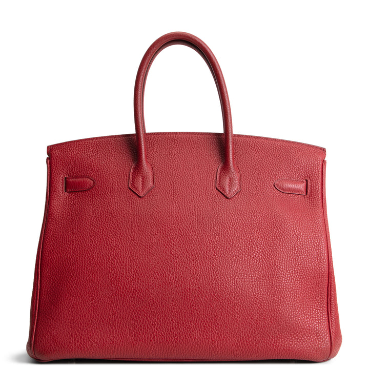 HERMES Birkin 35 Togo - Rouge Grenat