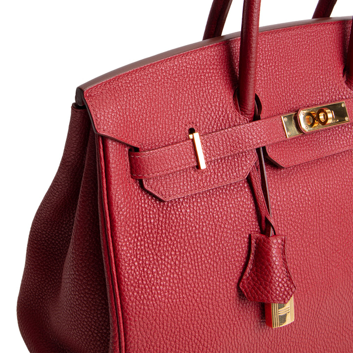 HERMES Birkin 35 Togo - Rouge Grenat
