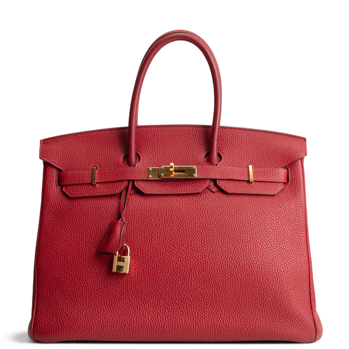 HERMES Birkin 35 Togo - Rouge Grenat
