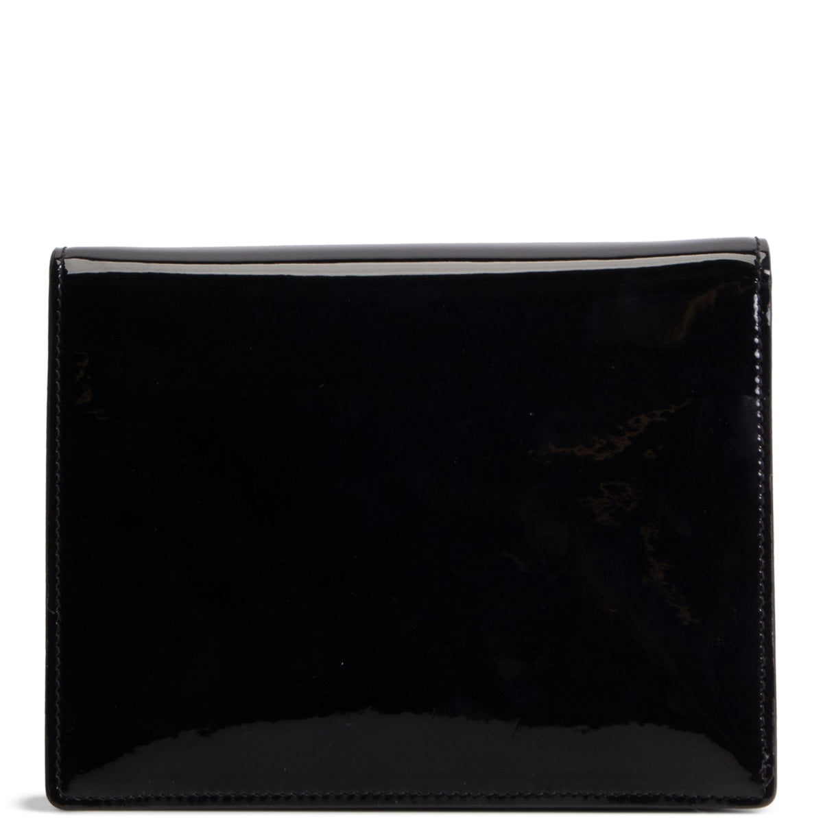 DOLCE &amp; GABBANA D&amp;G Patent Logo Crossbody - Black