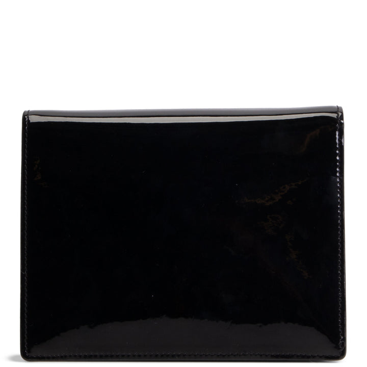 DOLCE &amp; GABBANA D&amp;G Patent Logo Crossbody - Black
