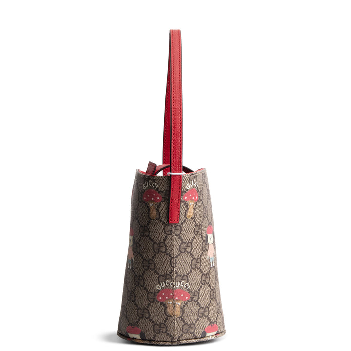 GUCCI GG Supreme Children's Mushroom Bucket Bag