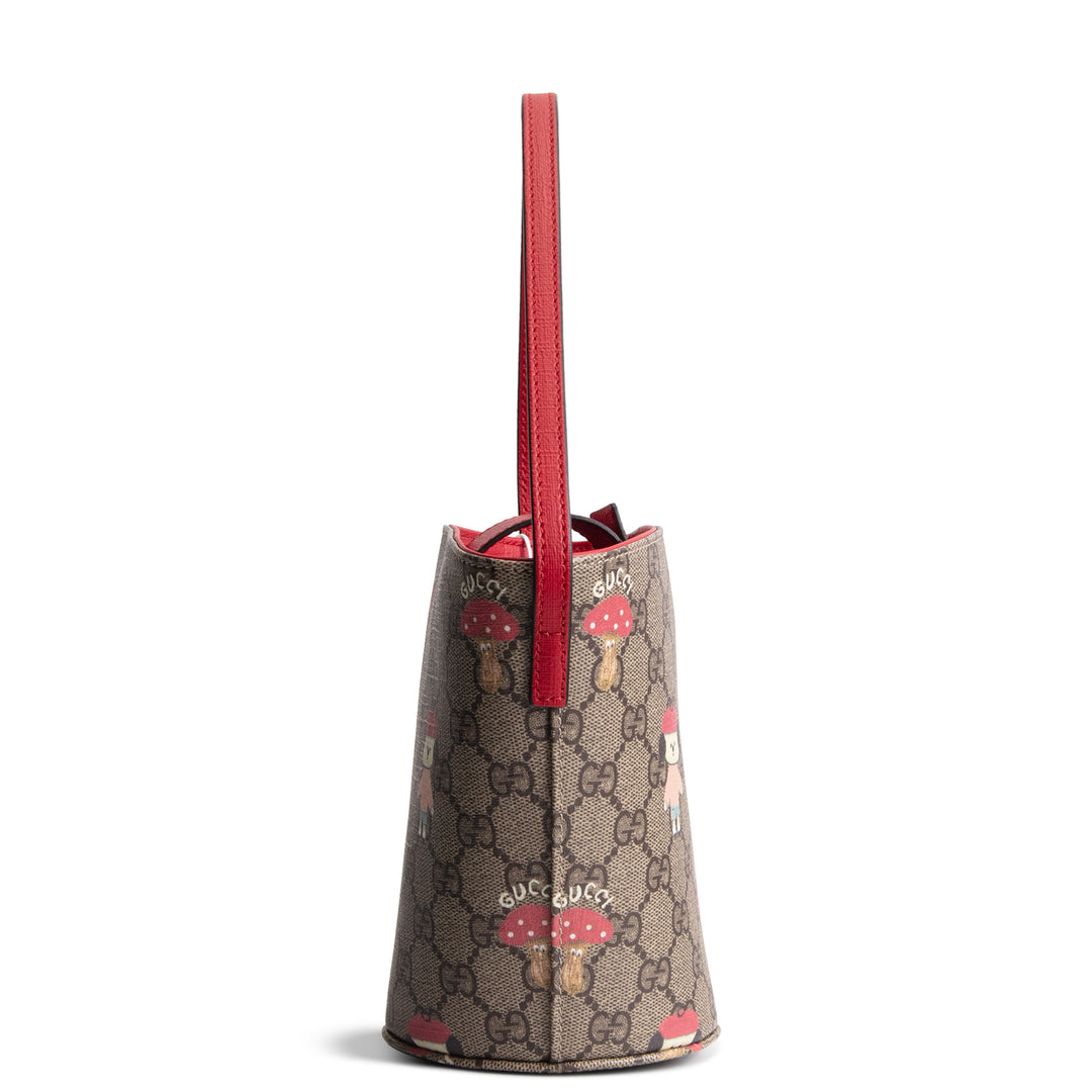 GUCCI GG Supreme Children's Mushroom Bucket Bag