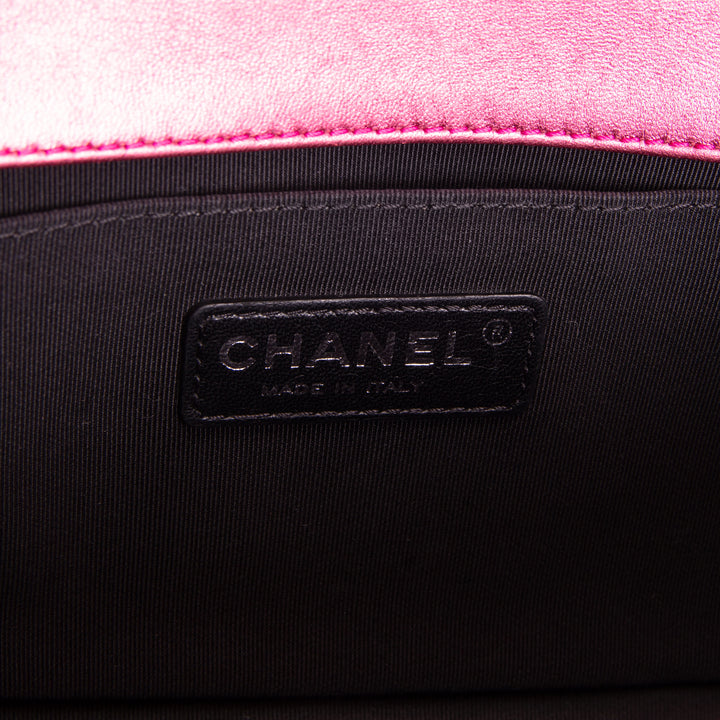 CHANEL Medium Boy Bag - Quilted Patent Leather