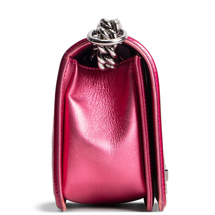 CHANEL Medium Boy Bag - Quilted Patent Leather