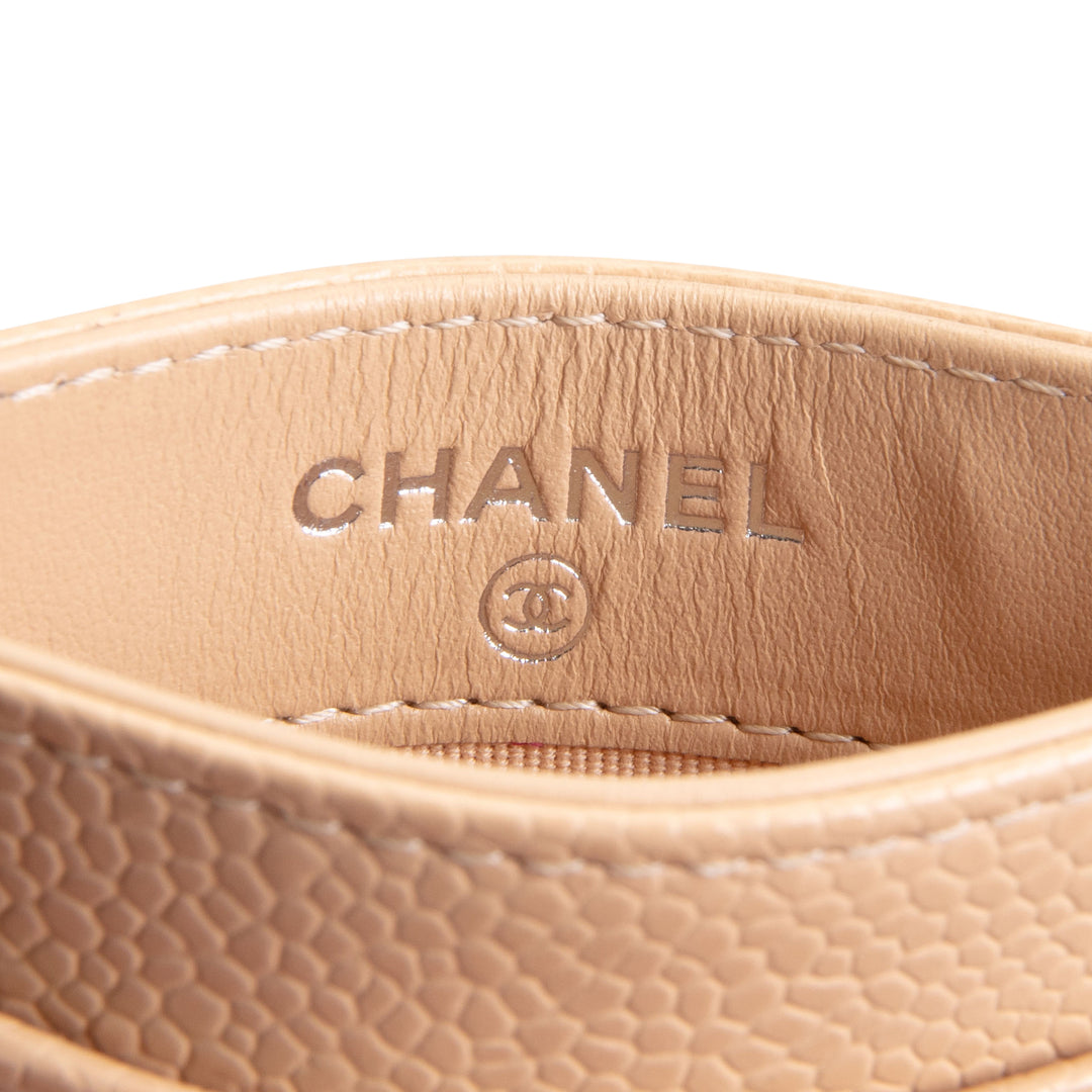 CHANEL Classic CC Card Holder - Quilted Caviar
