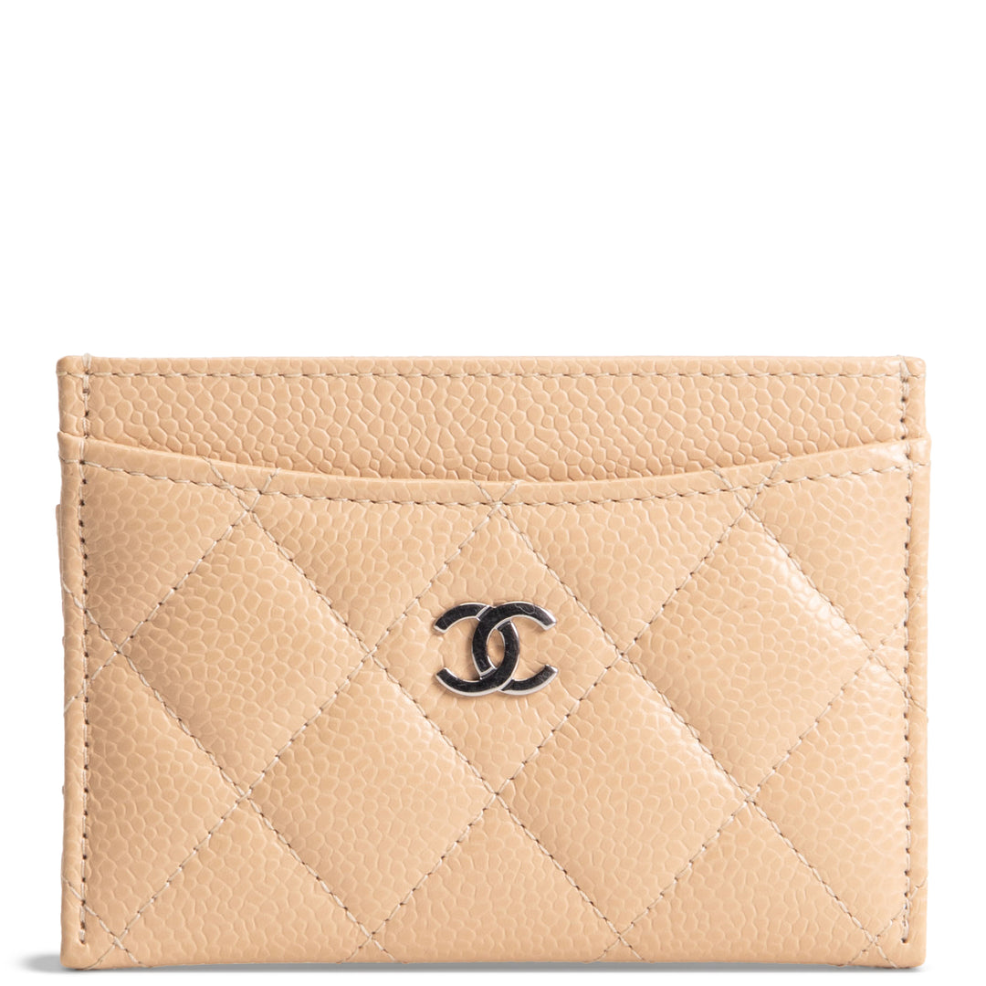 CHANEL Classic CC Card Holder - Quilted Caviar