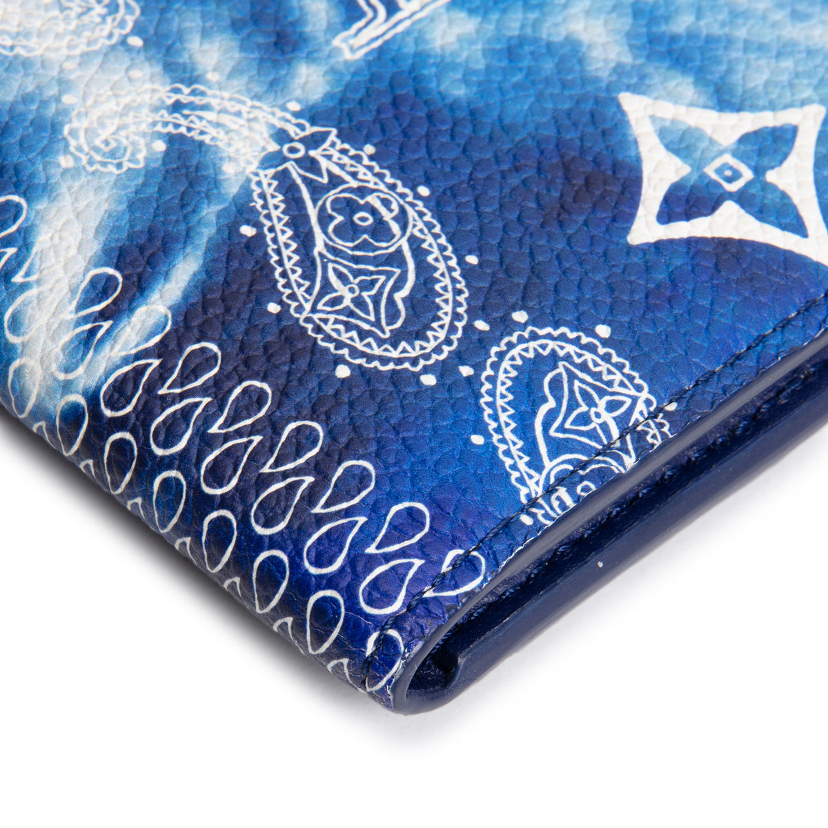 LOUIS VUITTON Monogram Paisley Pocket Organzier - Blue