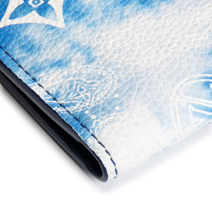 LOUIS VUITTON Monogram Paisley Pocket Organzier - Blue