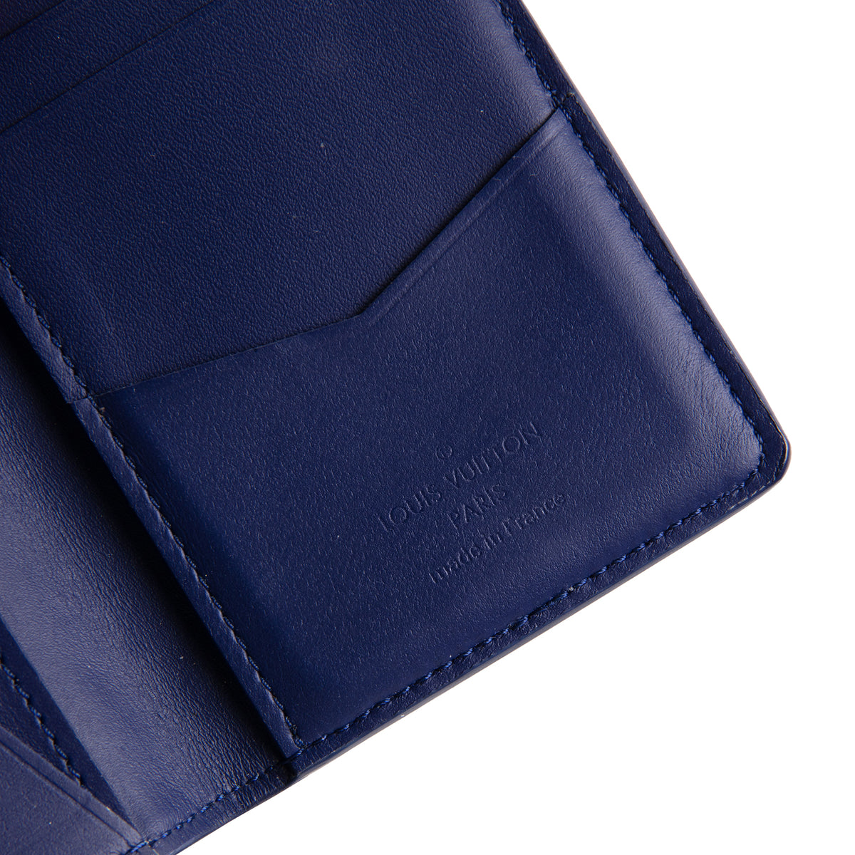 LOUIS VUITTON Monogram Paisley Pocket Organzier - Blue