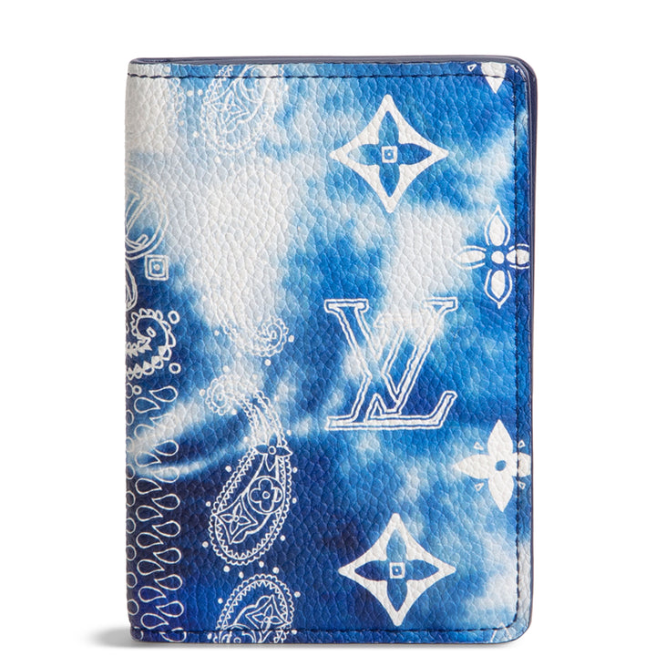 LOUIS VUITTON Monogram Paisley Pocket Organzier - Blue