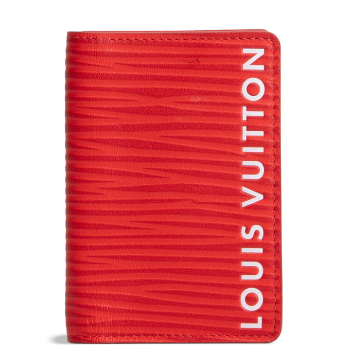 LOUIS VUITTON Epi XL Pocket Organizer - Tomato Red