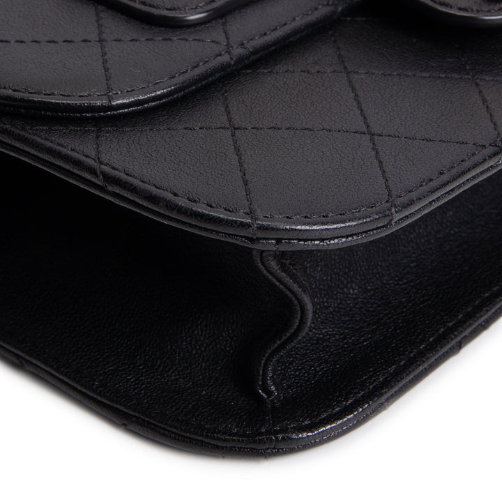 CHANEL Quilted Front Chain Flap Crossbody