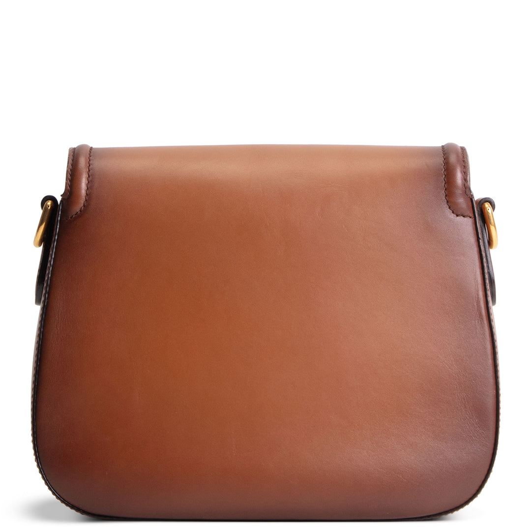 GUCCI Lady Web Horsebit Shoulder Bag - Medium OUTLET FINAL SALE