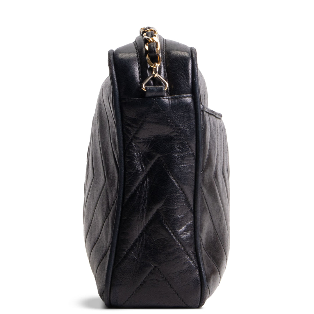 CHANEL Vintage CC Tassel Camera Bag