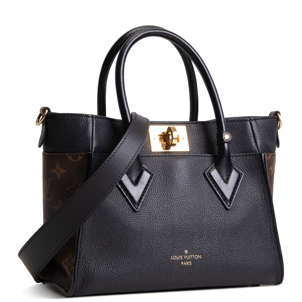 LOUIS VUITTON City Steamer Top Handle Bag - Black