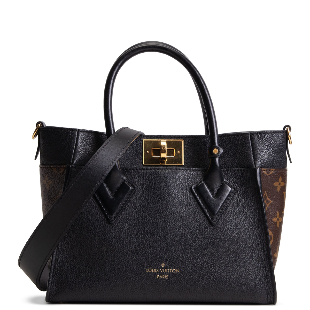 LOUIS VUITTON City Steamer Top Handle Bag - Black