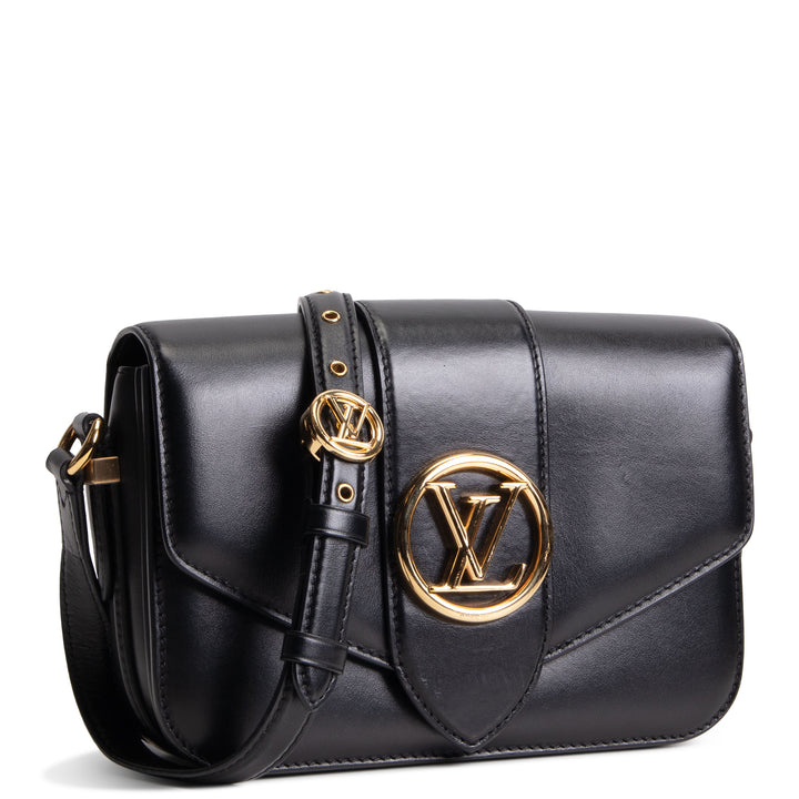 LOUIS VUITTON LV Pont 9 Shoulder Bag - Black