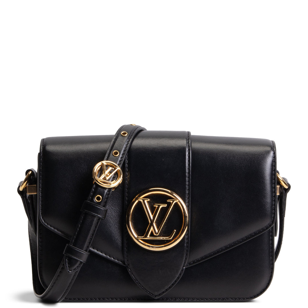 LOUIS VUITTON LV Pont 9 Shoulder Bag - Black