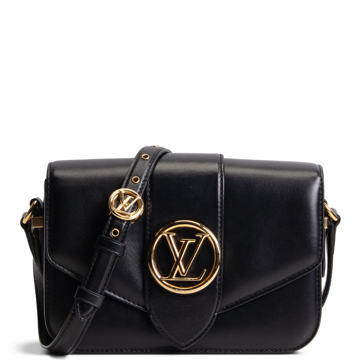 LOUIS VUITTON LV Pont 9 Shoulder Bag - Black