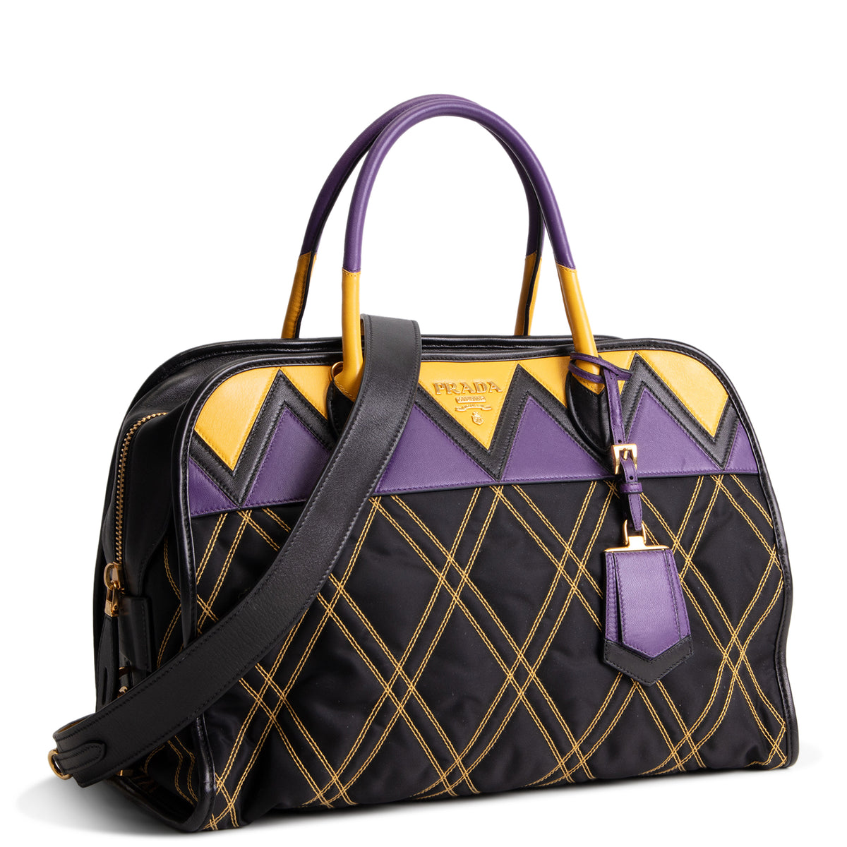 PRADA Chevron Impunturato Bauletto