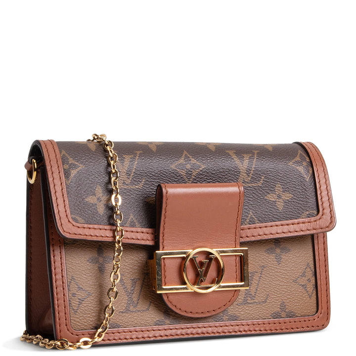 LOUIS VUITTON Monogram Dauphine Wallet on Chain