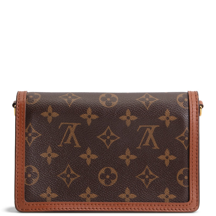 LOUIS VUITTON Monogram Dauphine Wallet on Chain