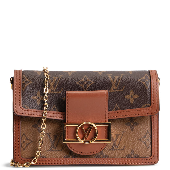 LOUIS VUITTON Monogram Dauphine Wallet on Chain