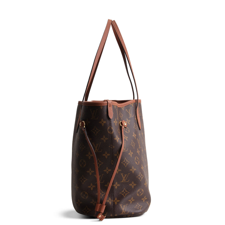 LOUIS VUITTON Monogram Neverfull Inside Out MM - Brown