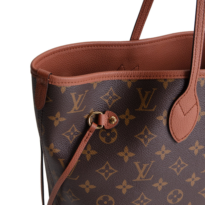 LOUIS VUITTON Monogram Neverfull Inside Out MM - Brown