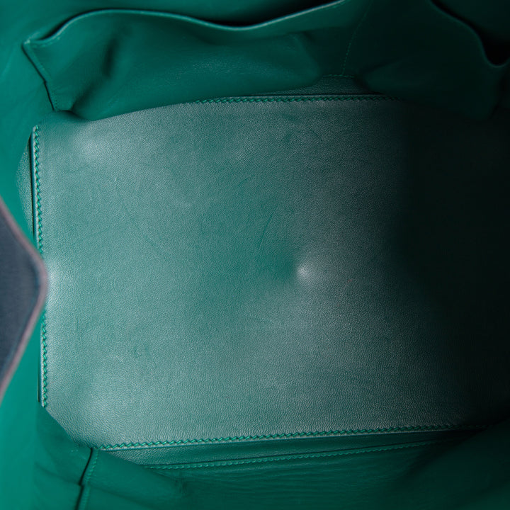 HERMES Evercolor Verso Toolbox 26 - Bleu Zanzibar/Malachite