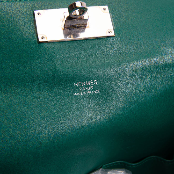HERMES Evercolor Verso Toolbox 26 - Bleu Zanzibar/Malachite