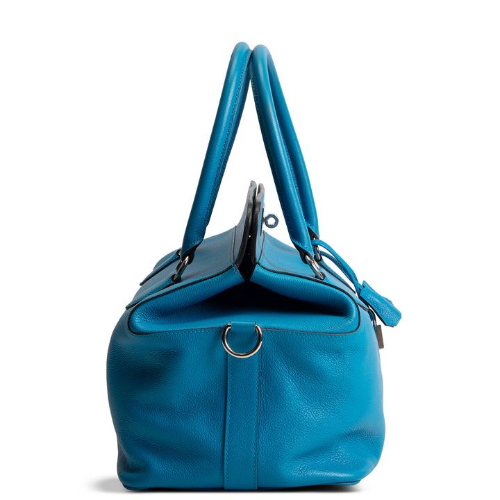 HERMES Evercolor Verso Toolbox 26 - Bleu Zanzibar/Malachite