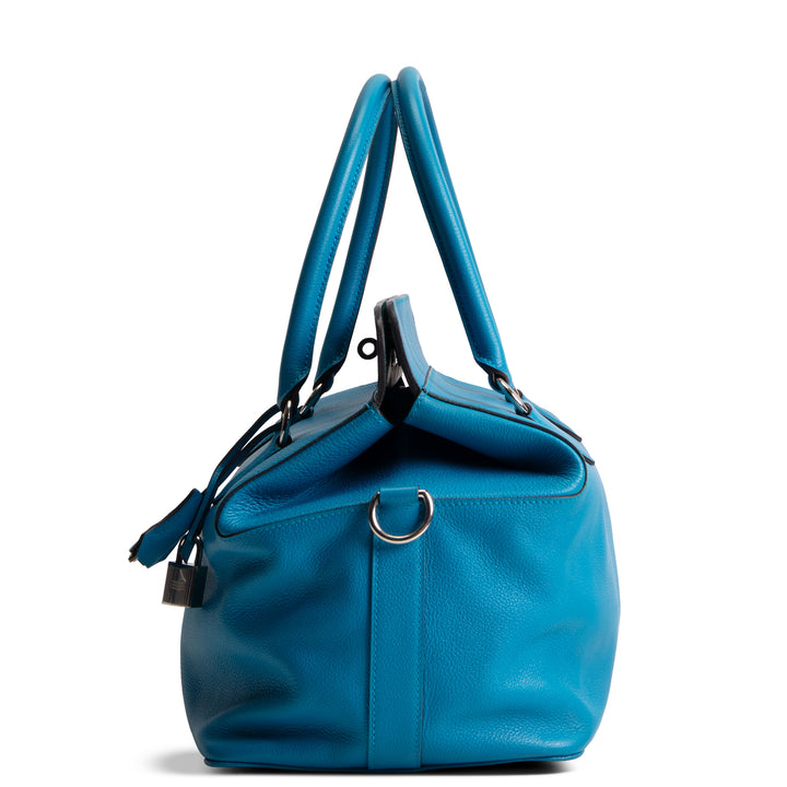 HERMES Evercolor Verso Toolbox 26 - Bleu Zanzibar/Malachite