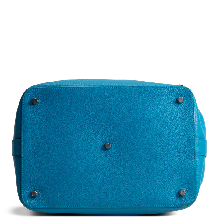 HERMES Evercolor Verso Toolbox 26 - Bleu Zanzibar/Malachite