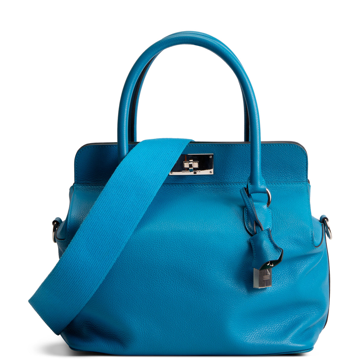HERMES Evercolor Verso Toolbox 26 - Bleu Zanzibar/Malachite