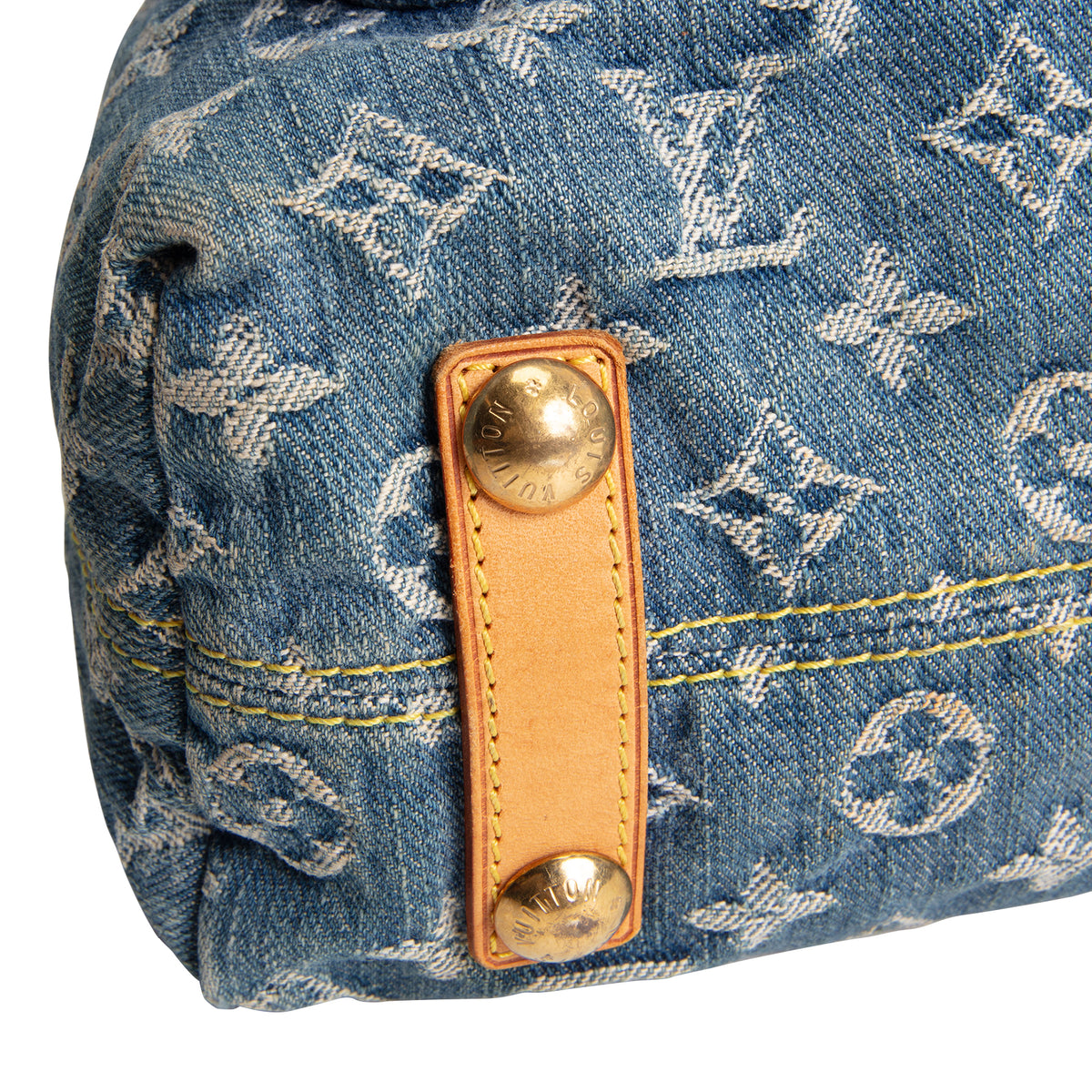LOUIS VUITTON Monogram Denim Baggy GM - Blue