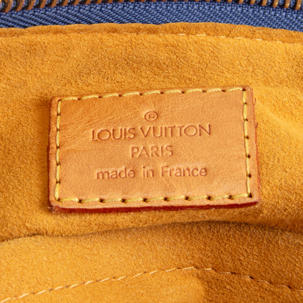 LOUIS VUITTON Monogram Denim Baggy GM - Blue