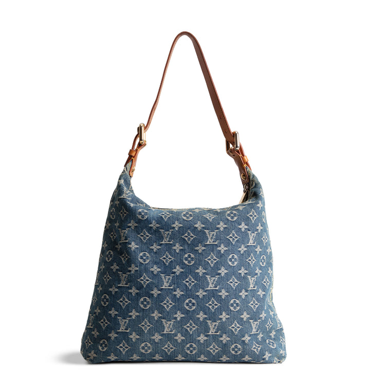 LOUIS VUITTON Monogram Denim Baggy GM - Blue