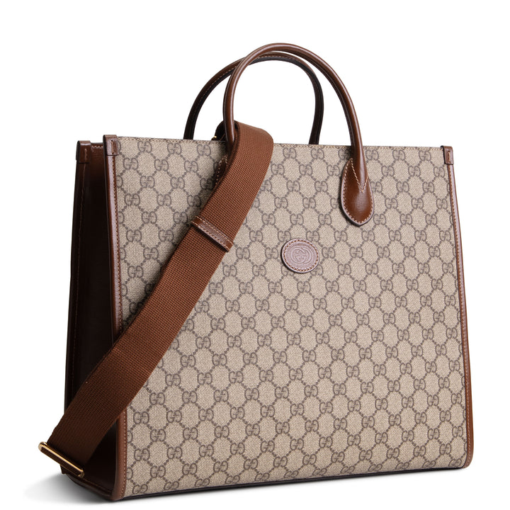GUCCI GG Supreme Interlocking Tote