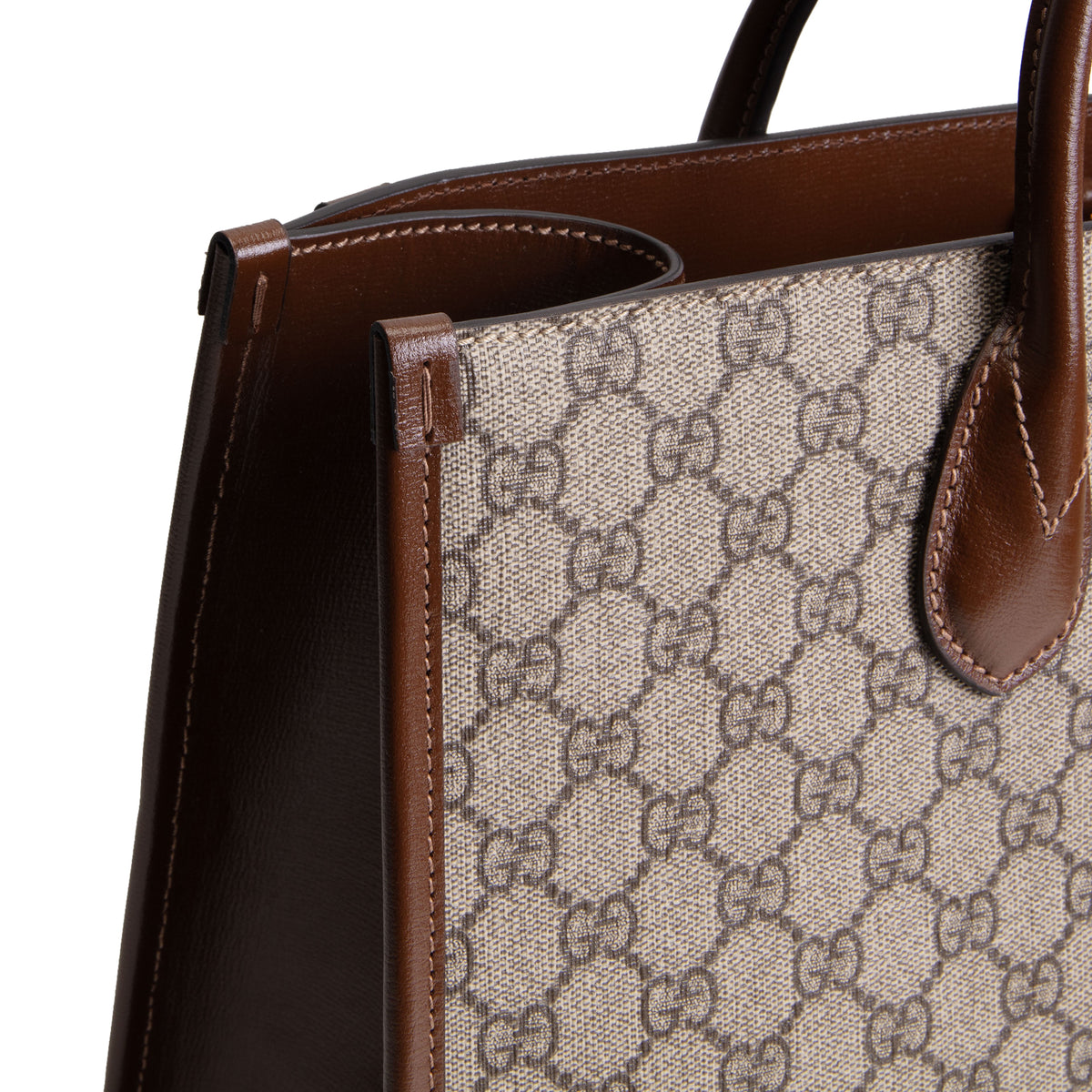 GUCCI GG Supreme Interlocking Tote