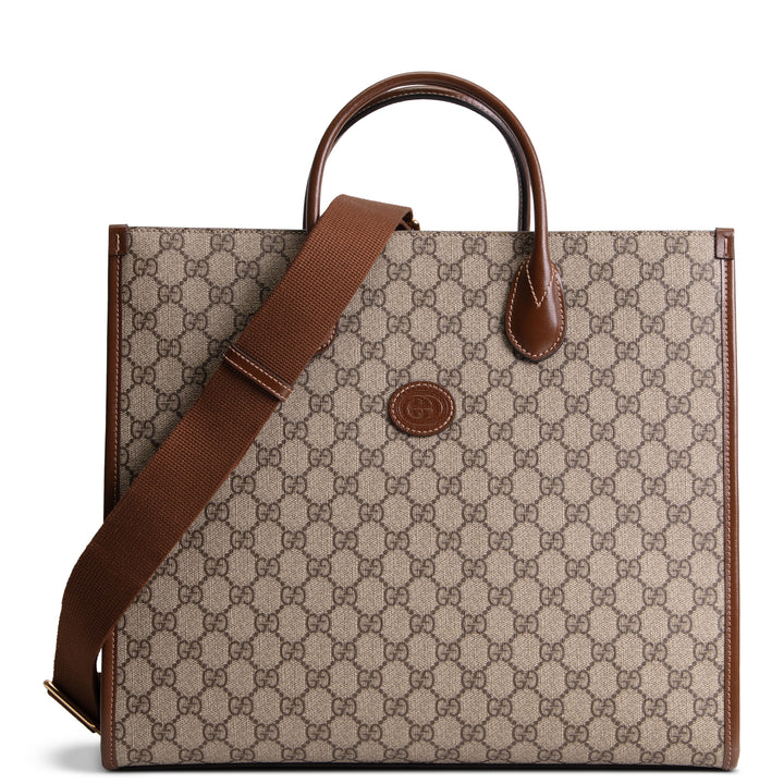 GUCCI GG Supreme Interlocking Tote
