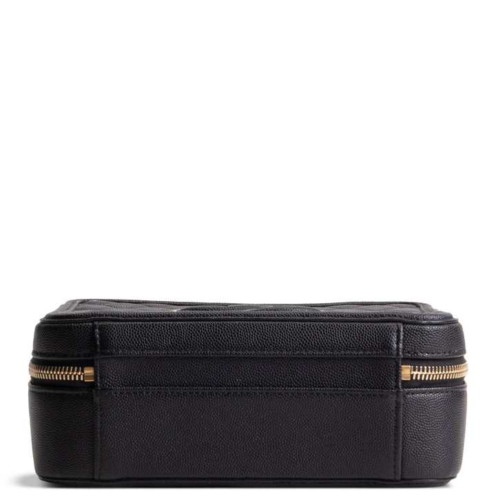 CHANEL Cavier Quilted CC Filgree Vanity Clutch