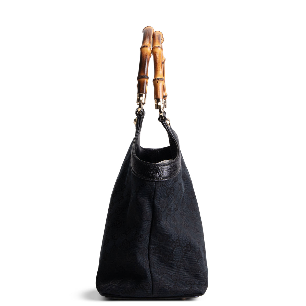GUCCI GG Canvas Bamboo Top Handle OUTLET FINAL SALE